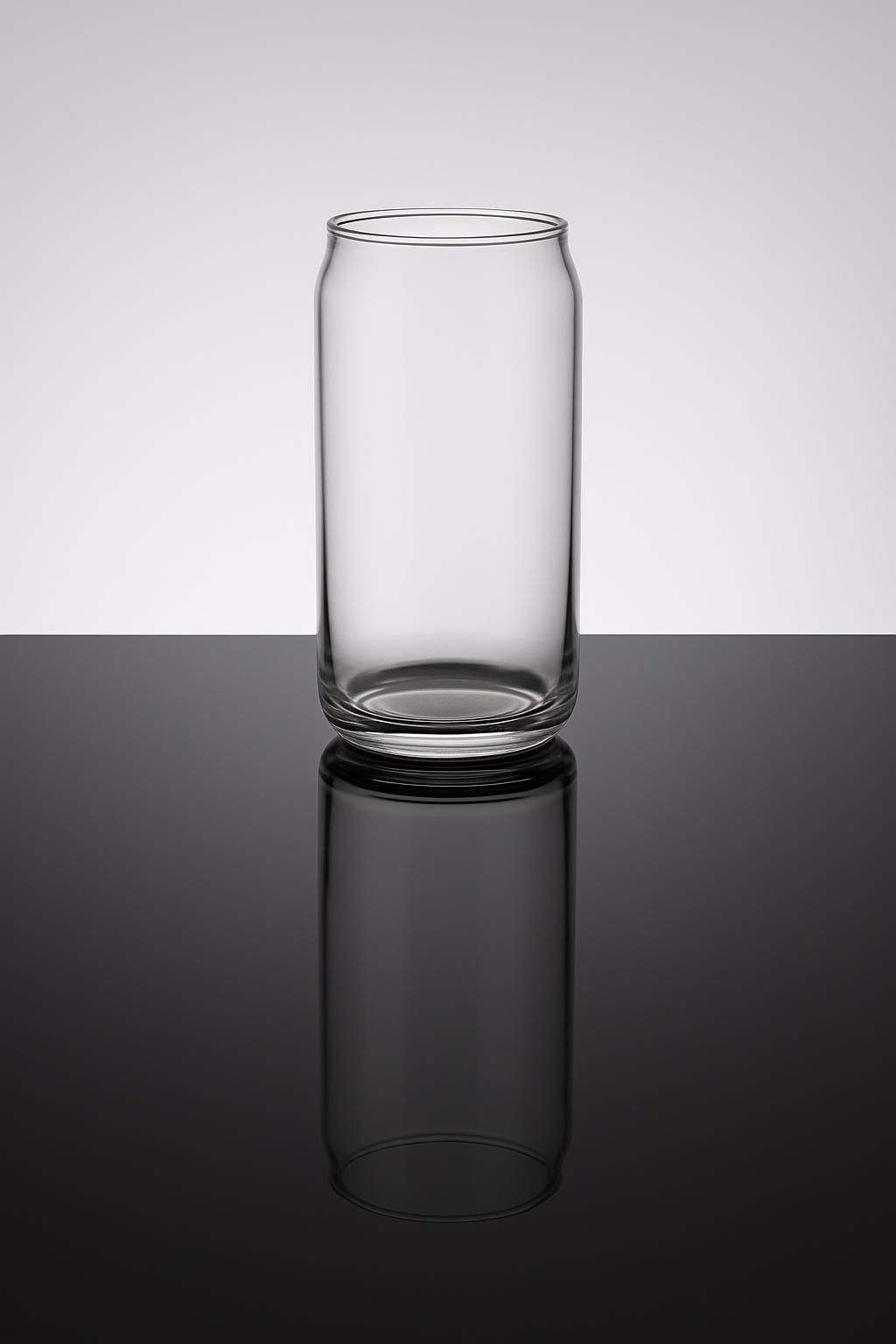 Can-shaped glass