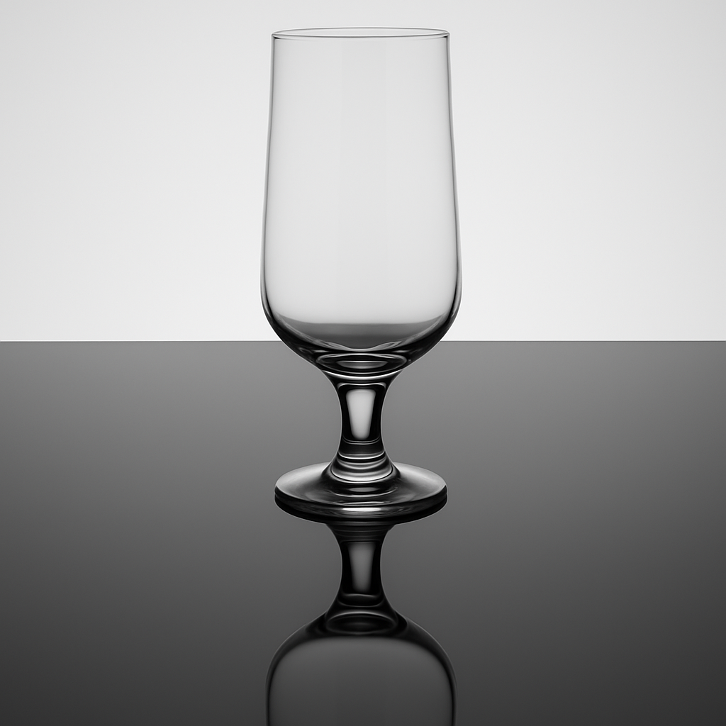 Stemmed pilsner glass